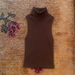 Emory Park Sleeveless Ribbed Turtleneck